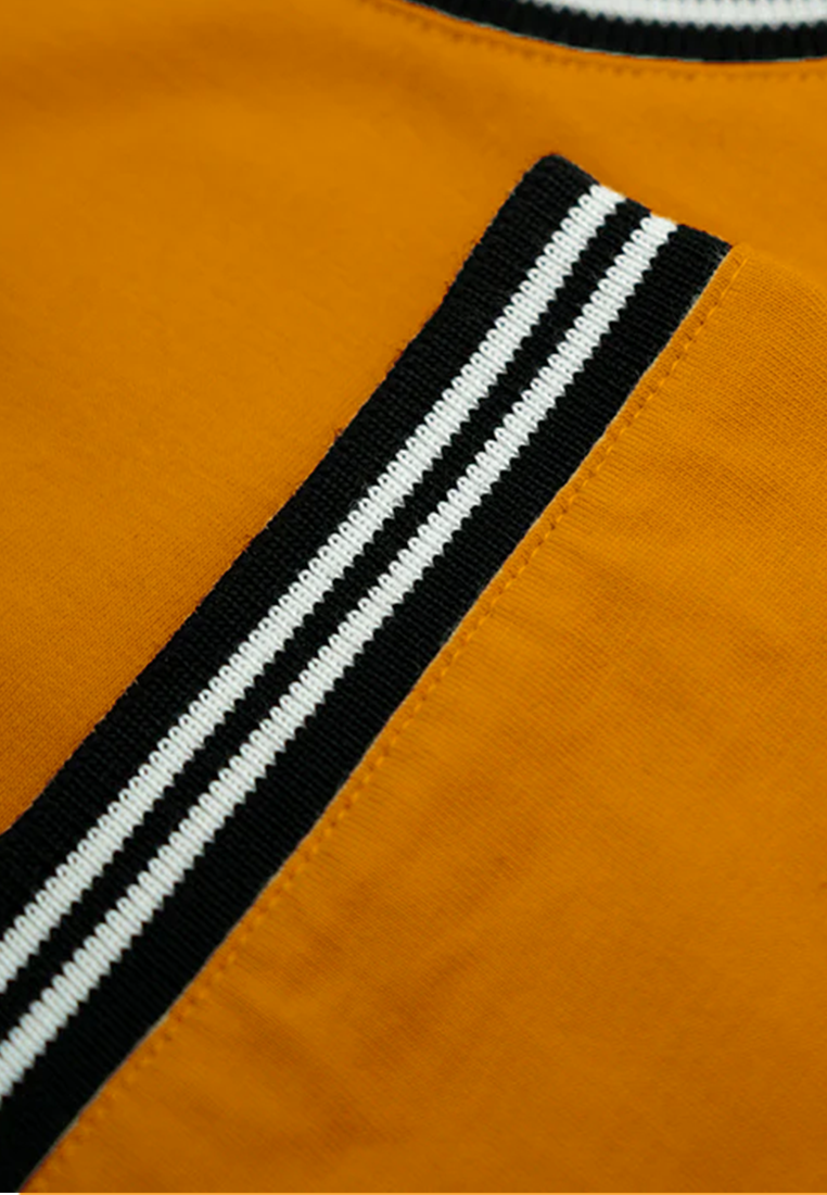 Ryusei Kaos Pria Yokohama Mustard