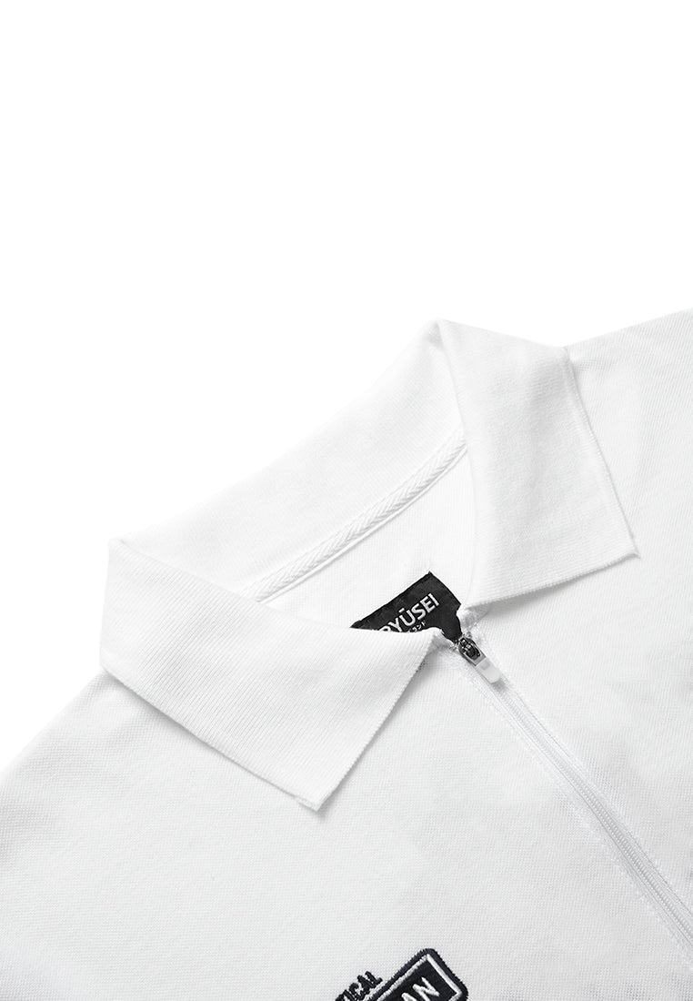 Ryusei Polo Shirt Explore CMB White - Ryusei