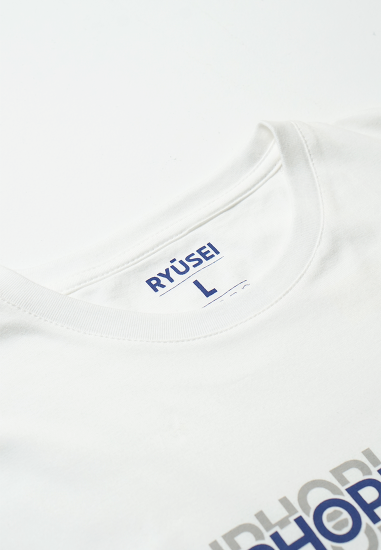 Ryusei Kaos Pria Euphoria CMB White