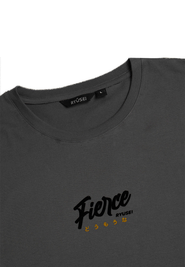 Ryusei Kaos Pria Fierce CMB Grey