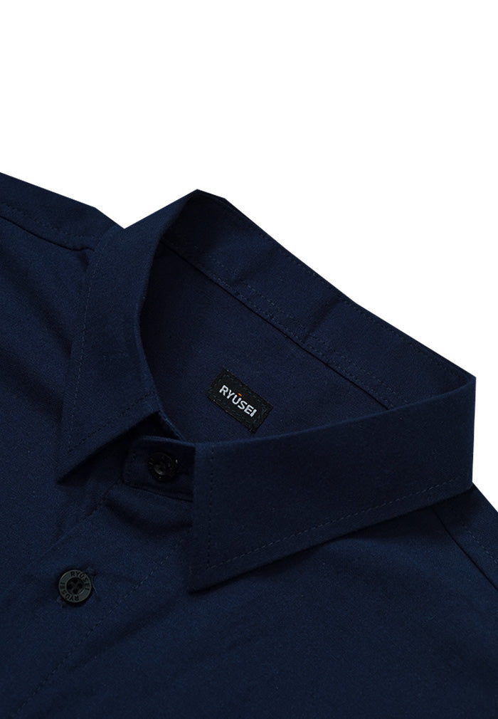 Ryusei Kemeja Tsukawa CMB Navy - Ryusei Shirt Men