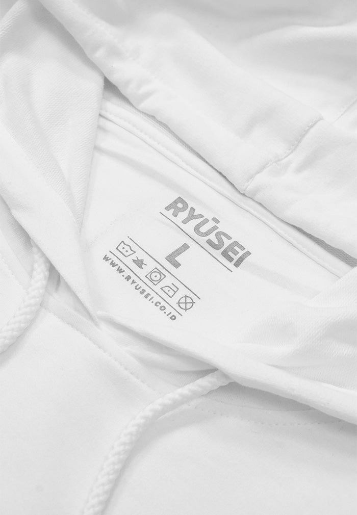 Ryusei Sweater Hoodie Natsuka White - Ryusei