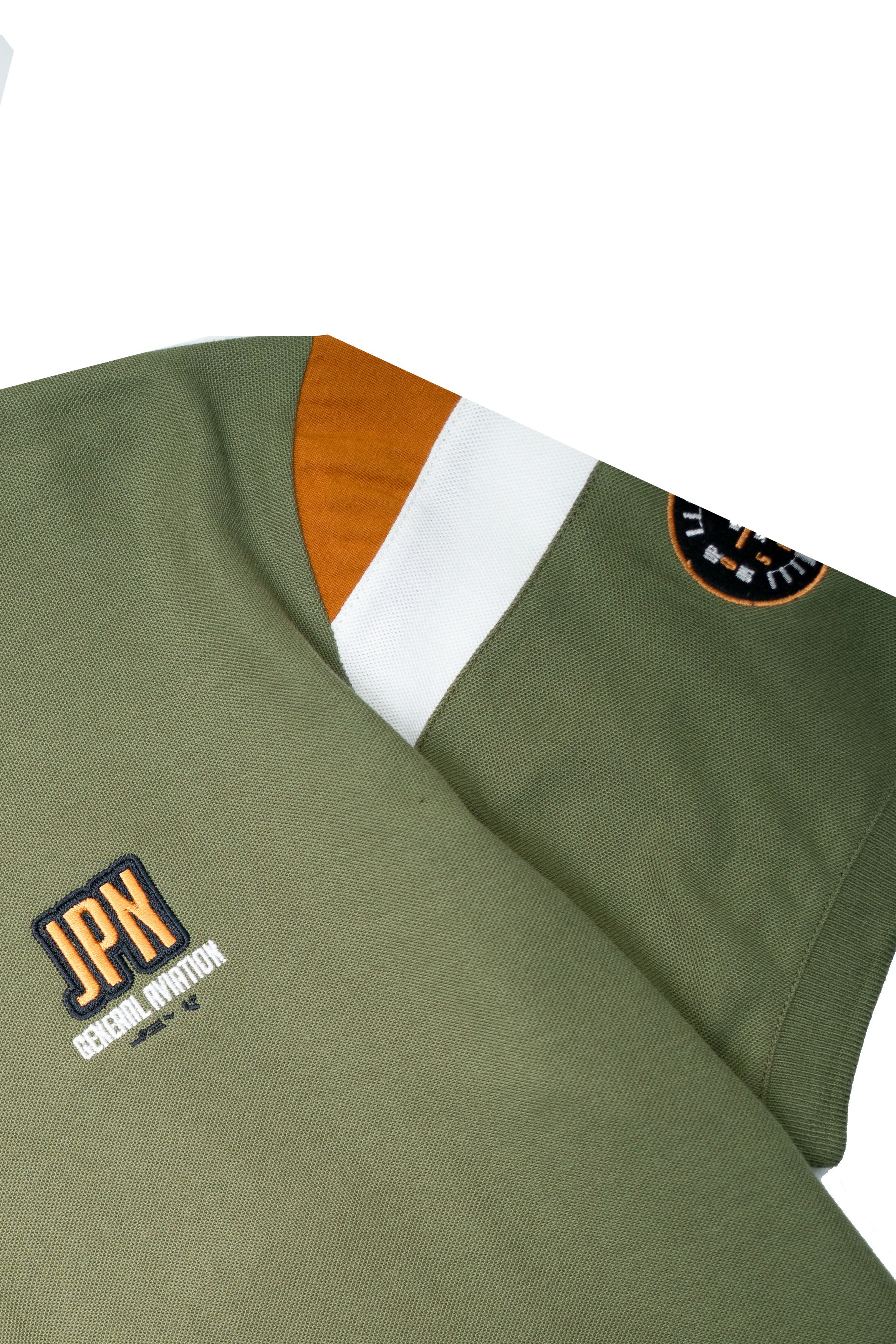 Ryusei Polo Pria Jpn Aviation Army Green