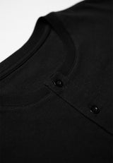 Ryusei Tshirt Yamanashi Button CMB Black