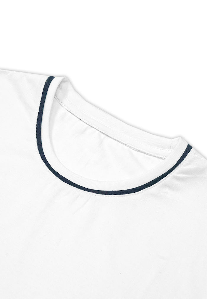 Ryusei T-shirt Hayama White Stripe Navy - Ryusei t shirt