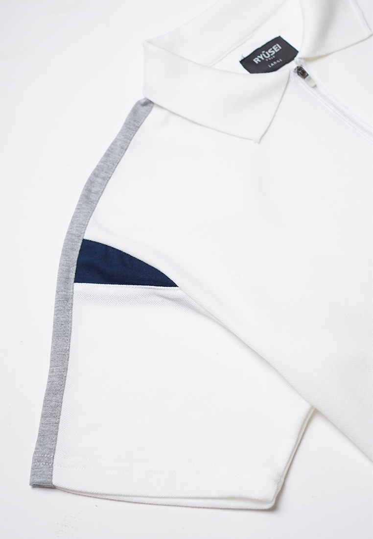 Ryusei Polo Shirt Kamakari CMB White