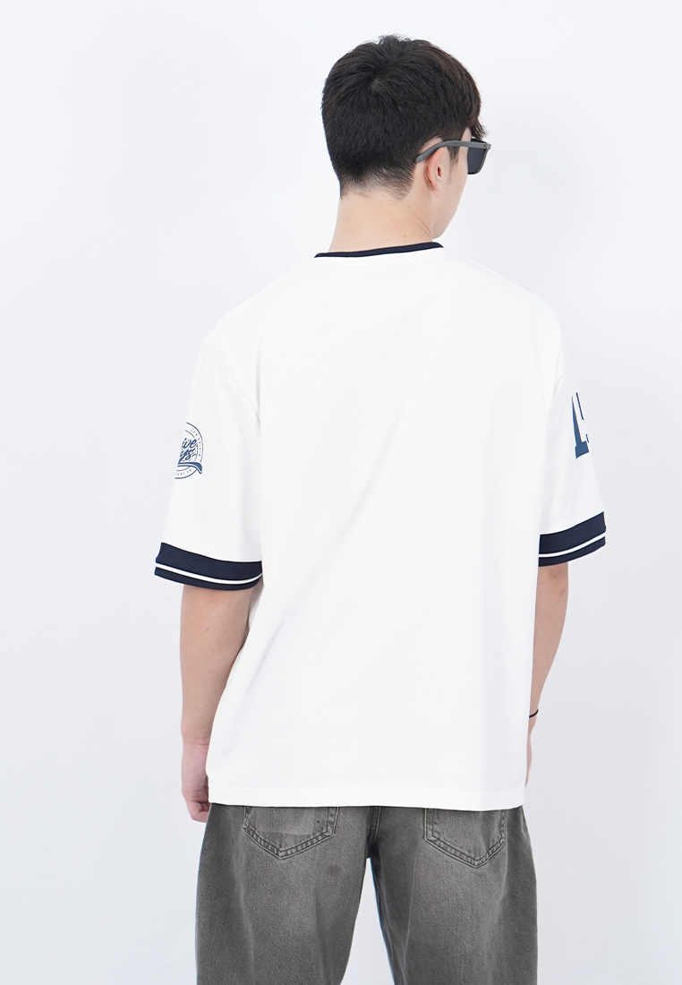 Ryusei Kaos Pria Boxy Oversize Base White