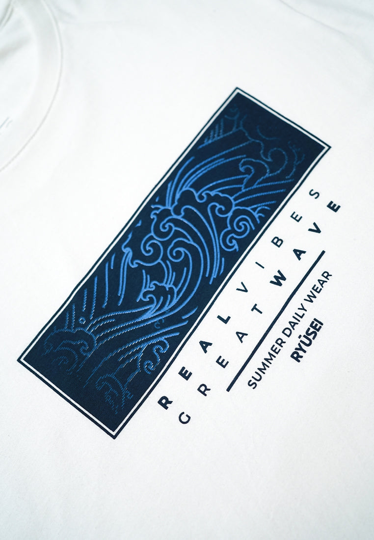 Ryusei T-shirt Konaka White - Ryusei