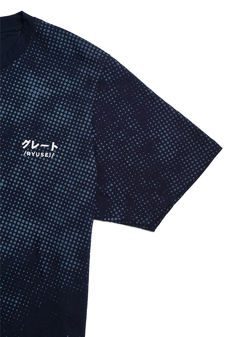 Ryusei Kaos Pria Hanaki FP Navy