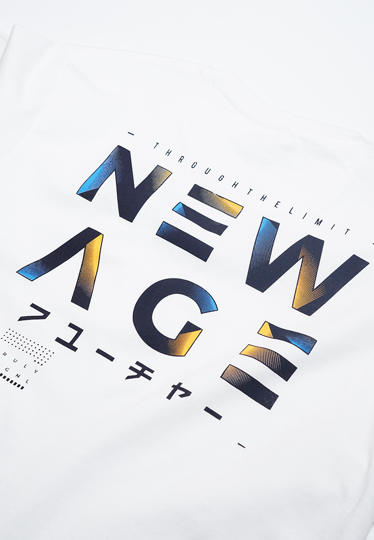 Ryusei Kaos Pria New Age White