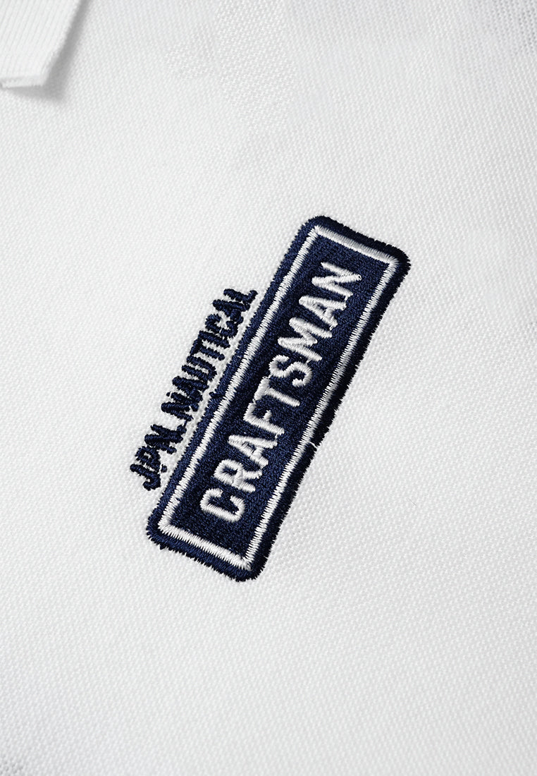 Ryusei Polo Shirt Explore CMB White - Ryusei