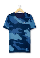 [FREE Printed Mask] T-shirt Navy Mix Design