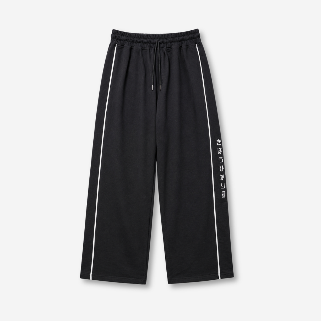 Ryusei Baggy Pants Taiga Black