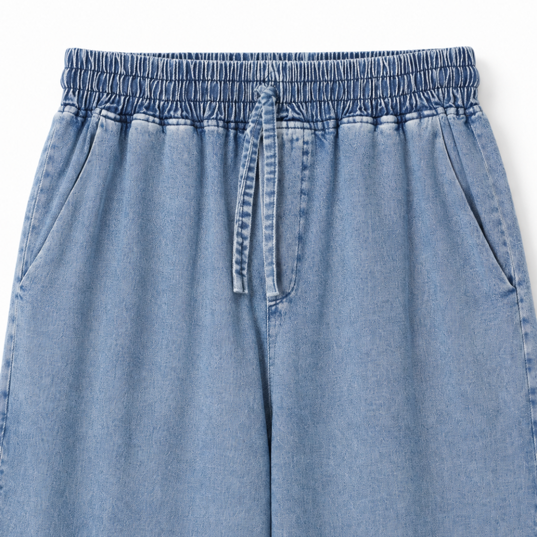 Ryusei Baggy Pants Yahara Medium Blue
