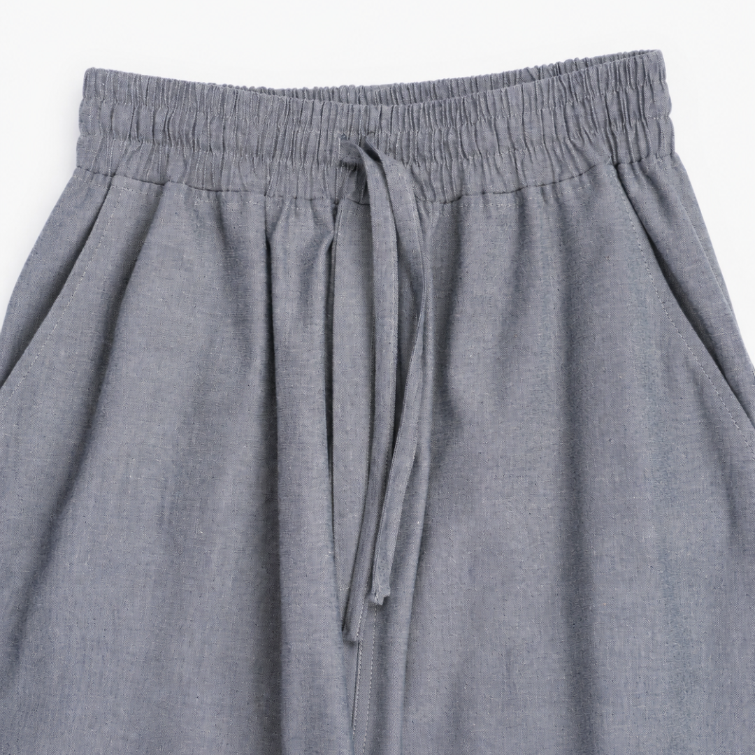 Ryusei Baggy Pants Denim Harumi Ash Grey