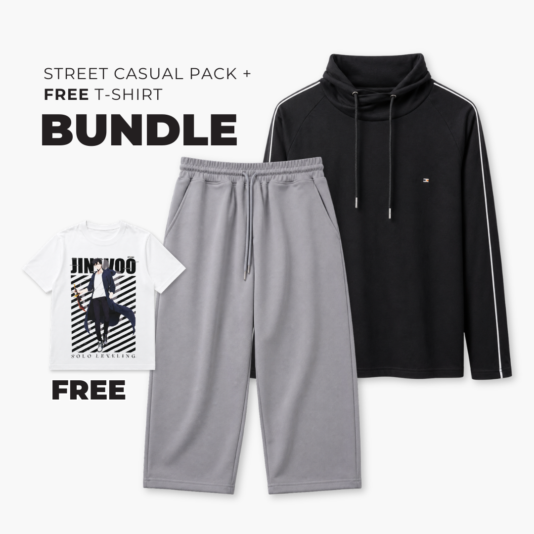 [Bundle] Street Casual Pack + FREE Tshirt