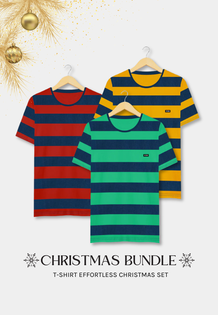 [CHRISTMAS BUNDLE] T-shirt Effortless Christmas Set