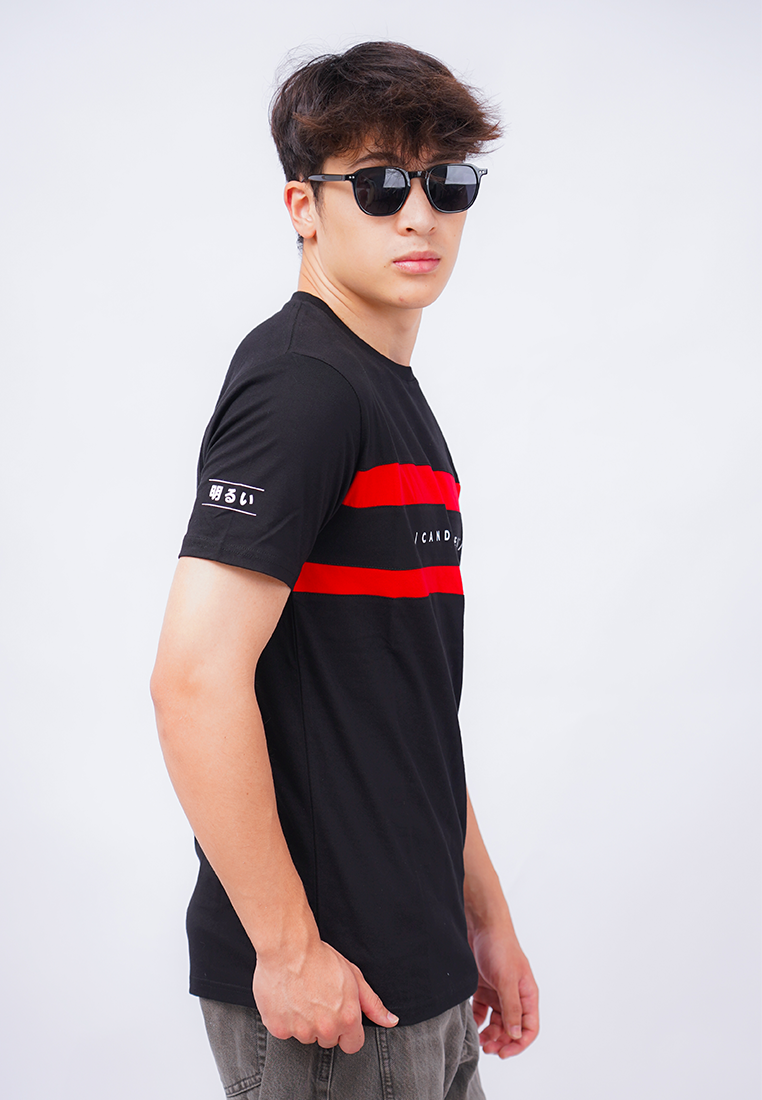 Ryusei Kaos Pria Candescent Black