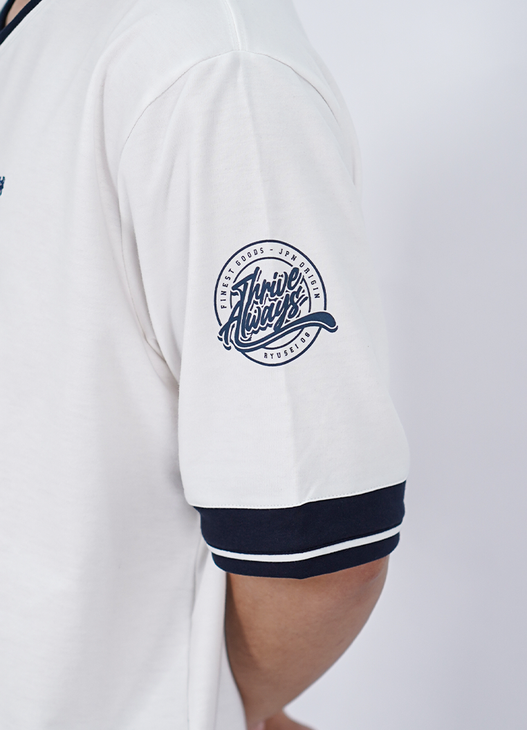 Ryusei Kaos Pria Boxy Oversize Base White