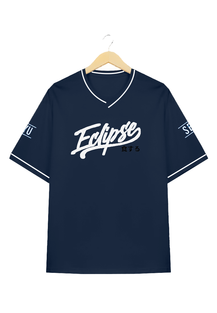 Ryusei Oversize T-shirt Jersey Streetwear Eclipse- Bordir
