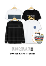 [FREE Printed Mask] Bundle Kishi + Tshirt