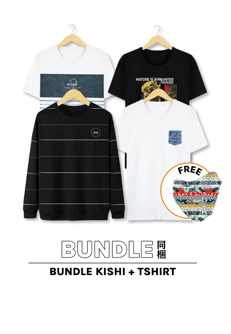 [FREE Printed Mask] Bundle Kishi + Tshirt