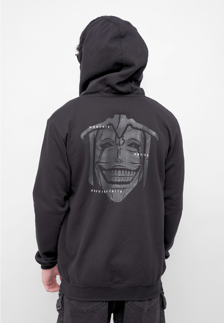 Ryusei x Solo Leveling | Hoodie Zipper Faith Black