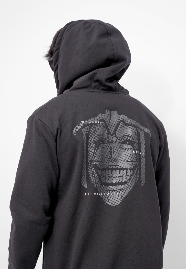 Ryusei x Solo Leveling | Hoodie Zipper Faith Black