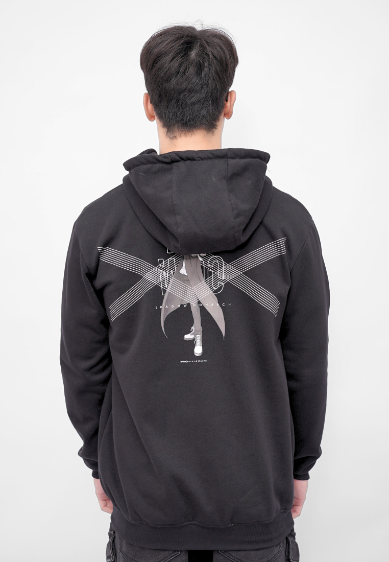 Ryusei x Solo Leveling | Hoodie Zipper Shadow of Jinwoo Black