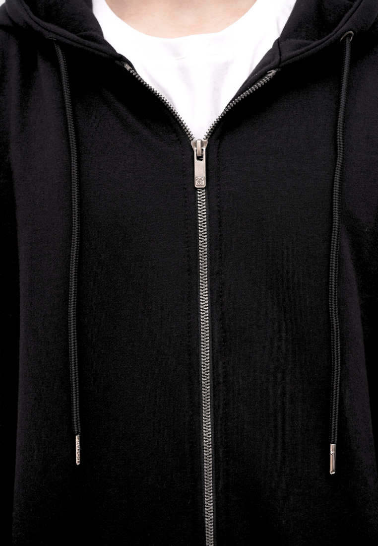 Ryusei x Solo Leveling | Hoodie Zipper Tank Shadow Black