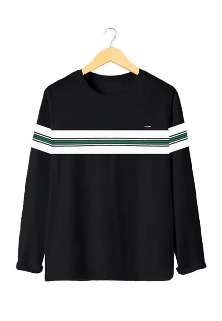 Ryusei Tshirt Shirakawa Long Sleeve Stripe Green - Ryusei