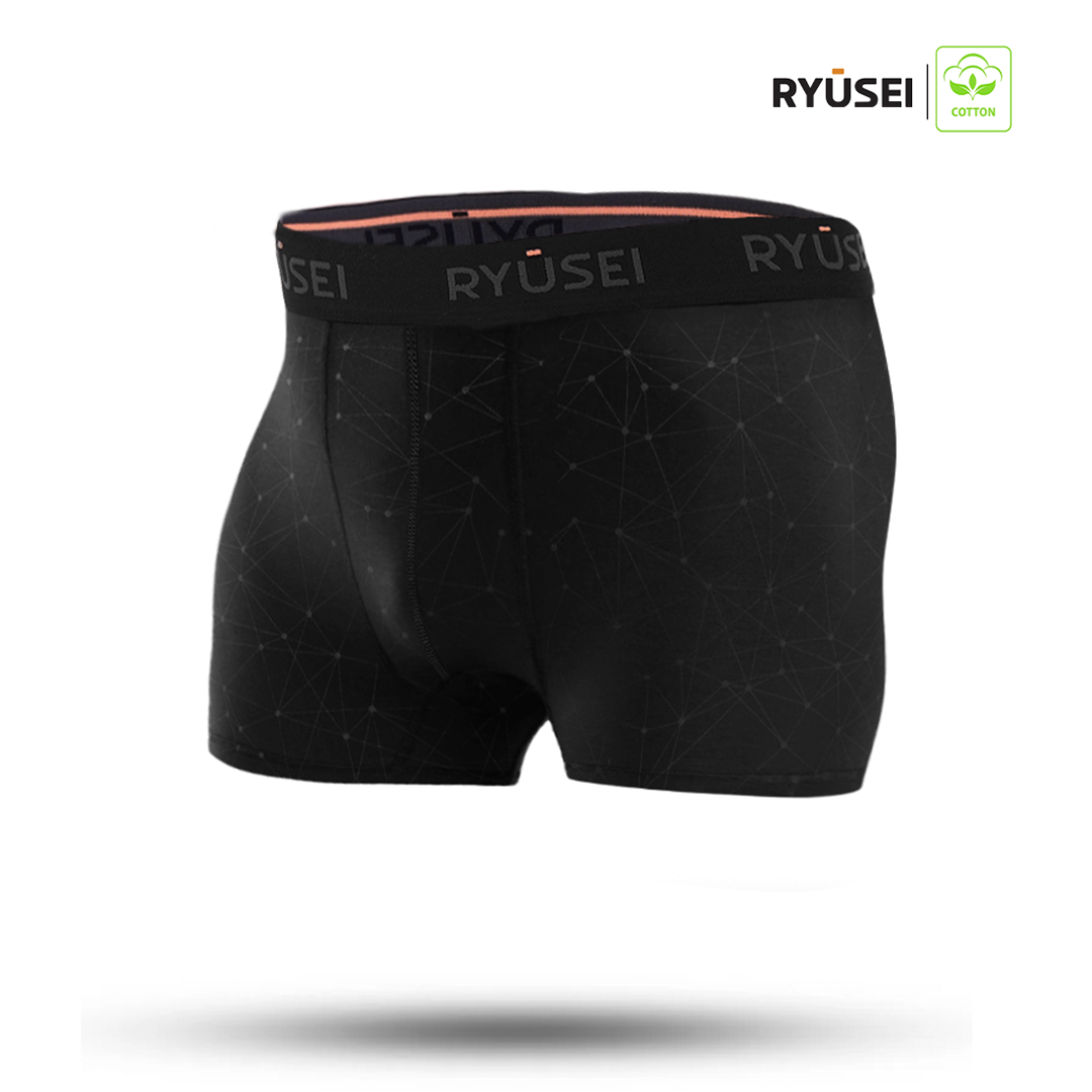 [ PAKET ] Boxer Black Collection (6Pcs) - Ryusei Boxer