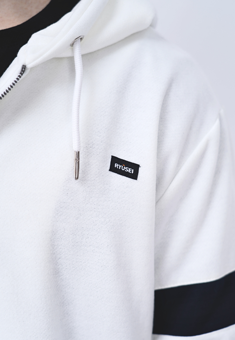 Ryusei Jacket Pria Loyalty CMB White