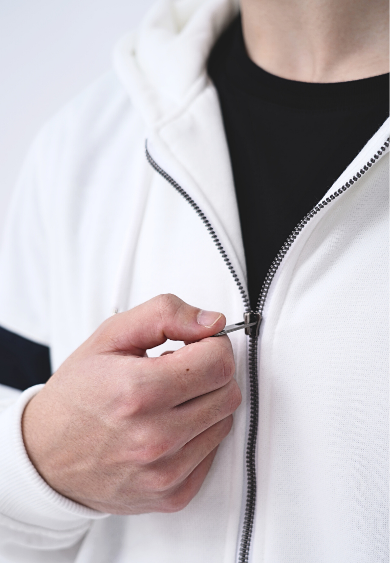 Ryusei Jacket Pria Loyalty CMB White