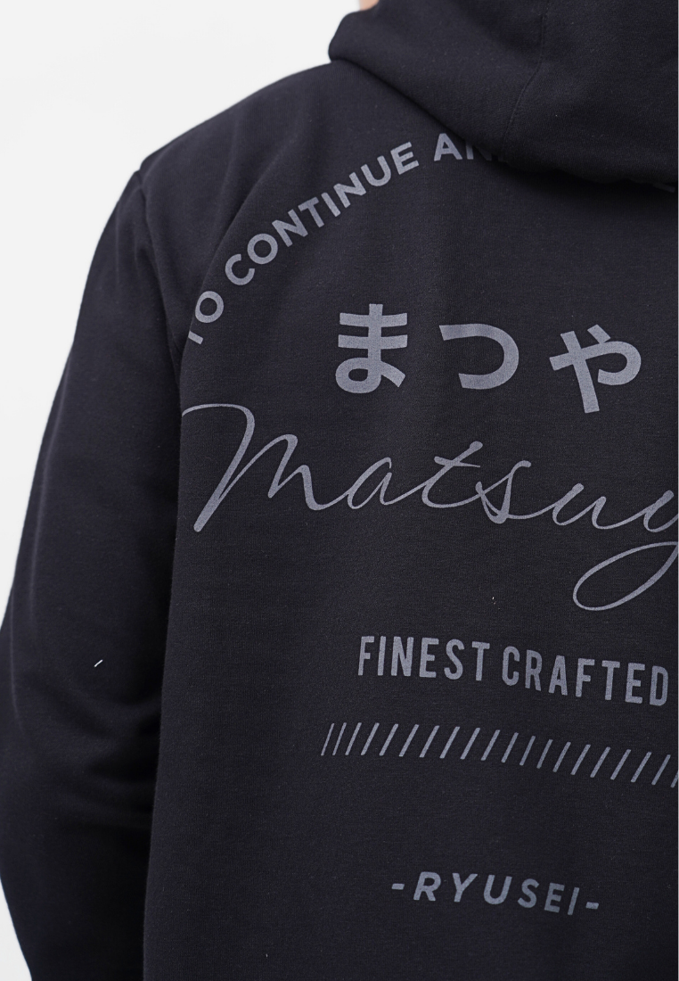 [LIMITED EDITION] Ryusei Jaket Pria Matsuyama Black