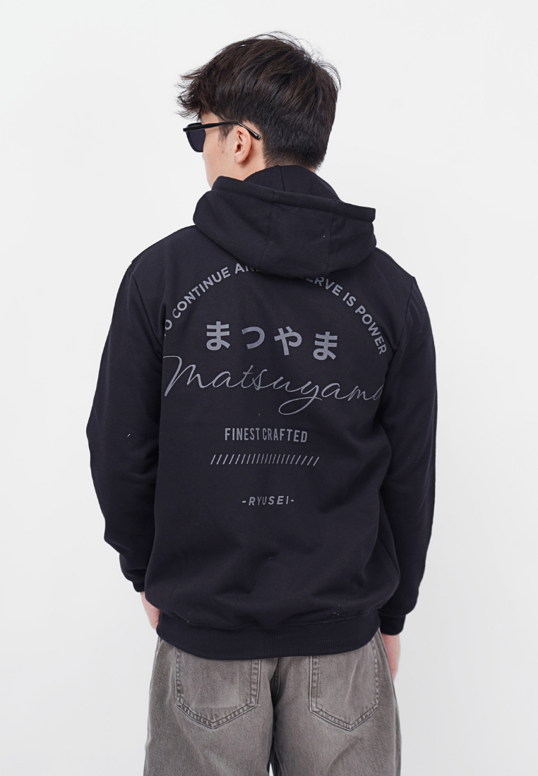 [LIMITED EDITION] Ryusei Jaket Pria Matsuyama Black