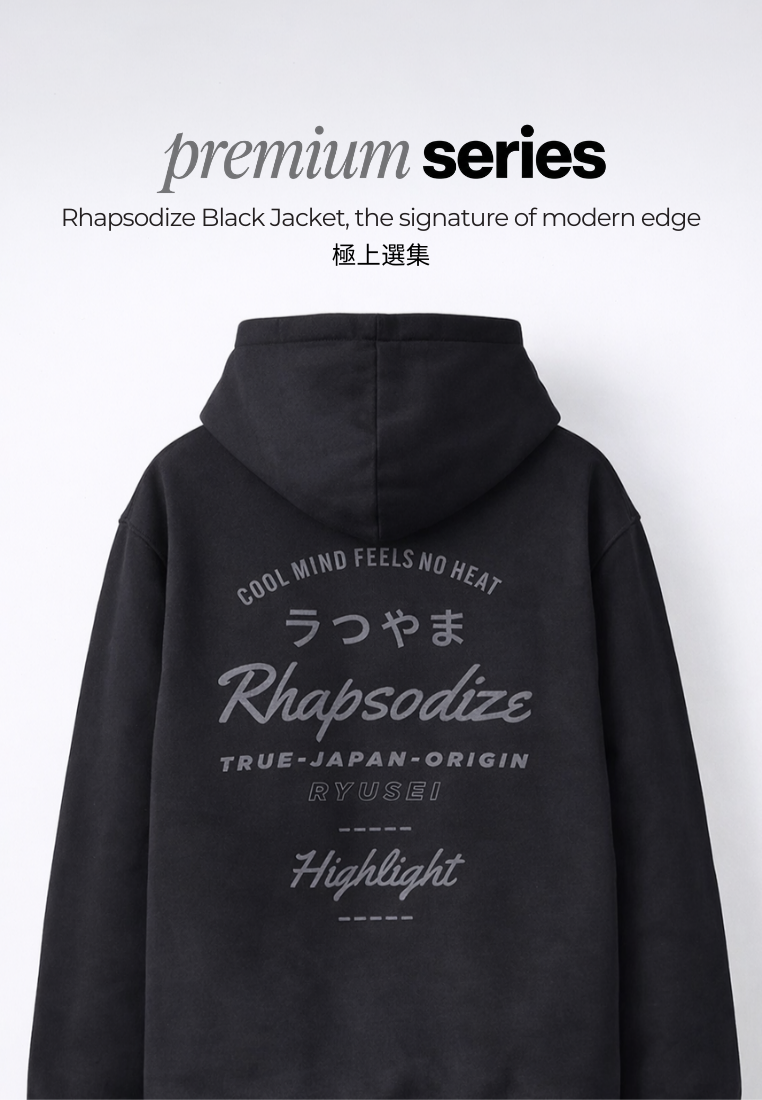 [LIMITED EDITION] Ryusei Jaket Pria Rhapsodize Black