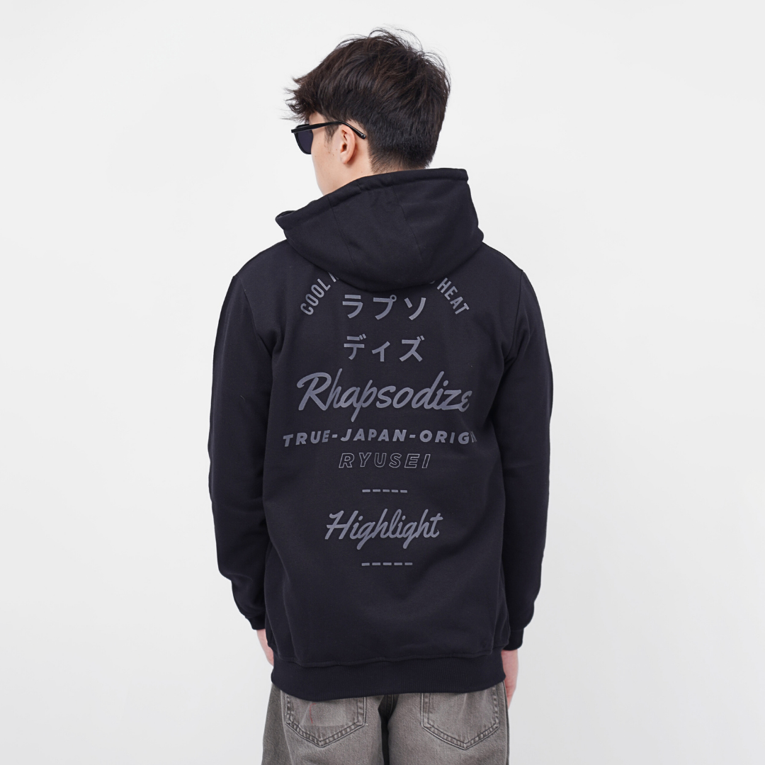 [LIMITED EDITION] Ryusei Jaket Pria Rhapsodize Black