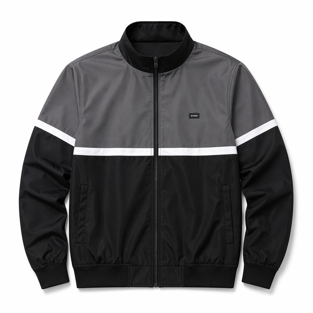Ryusei Jaket Parasut Pria Windbreaker Anti Air - Nyaman & Stylish