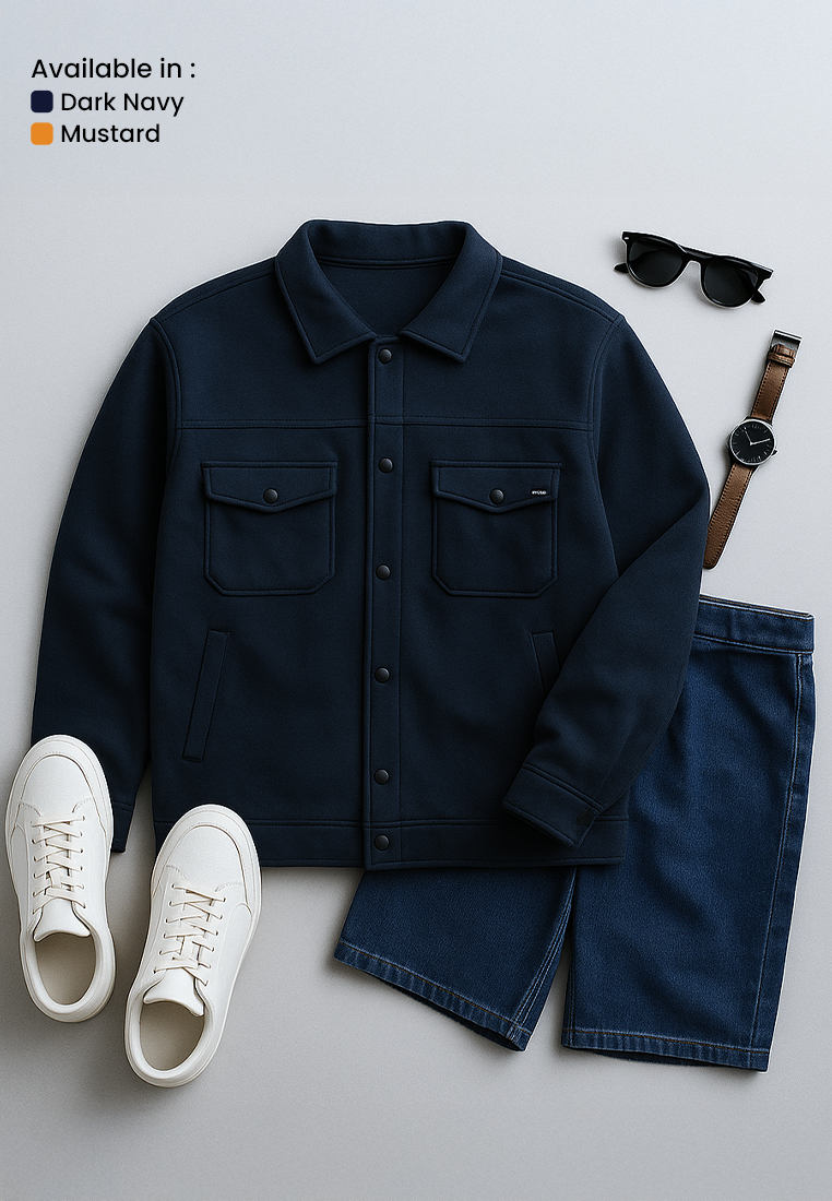 Ryusei Jaket Pria Boxy Fit Fukusaki