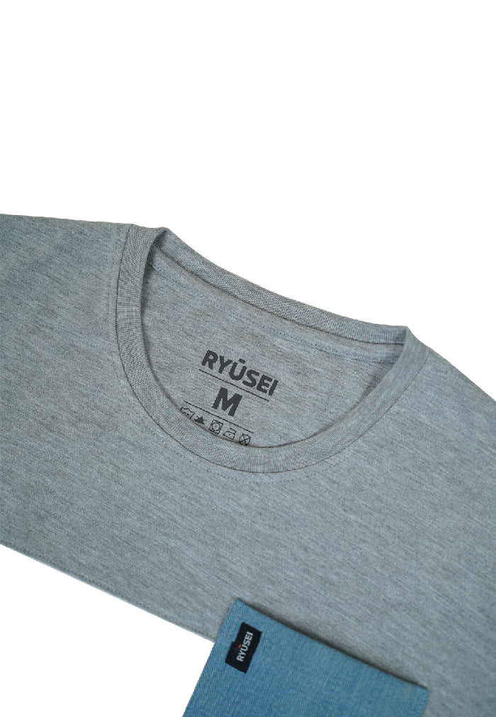 Ryusei Tshirt Yamaga Pocket CMB White - Ryusei T-Shirt