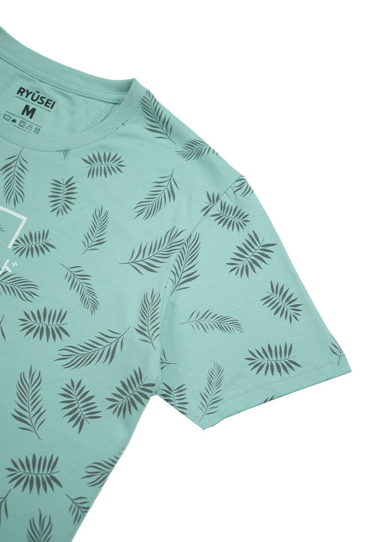 Ryusei Tshirt JPN Tribes Mint Green - Ryusei Tshirt Men