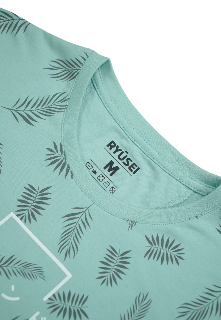 Ryusei Tshirt JPN Tribes Mint Green - Ryusei Tshirt Men