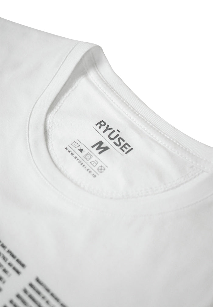 Ryusei Tshirt Progress White - Ryusei T-Shirt