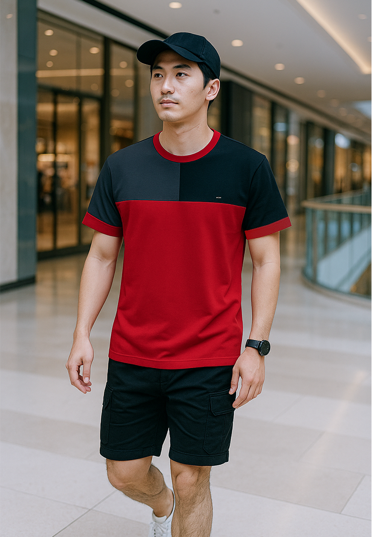 Ryusei Kaos Pria Katsugawa CMB Red