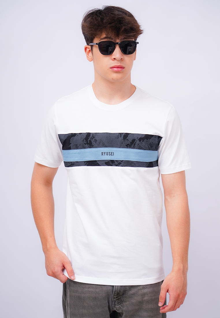 Ryusei Kaos Pria Keita CMB White