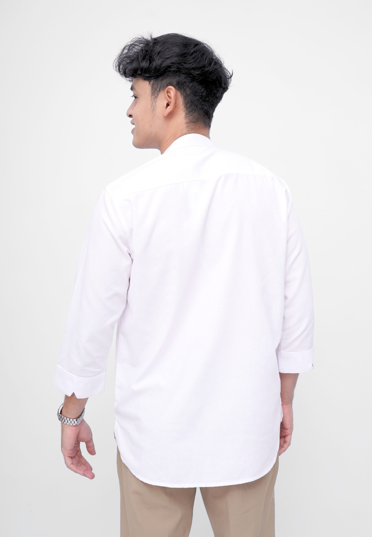 Ryusei Kemeja Kurta Kerah Koko Hiroji White