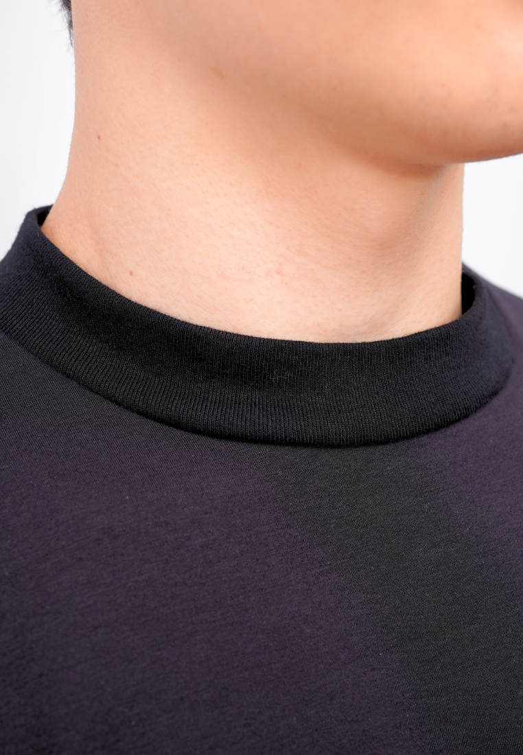 Ryusei Fitted Tee Medium Neck Neo Flex - Kaos Pria Medium Neck Slim Fit Premium