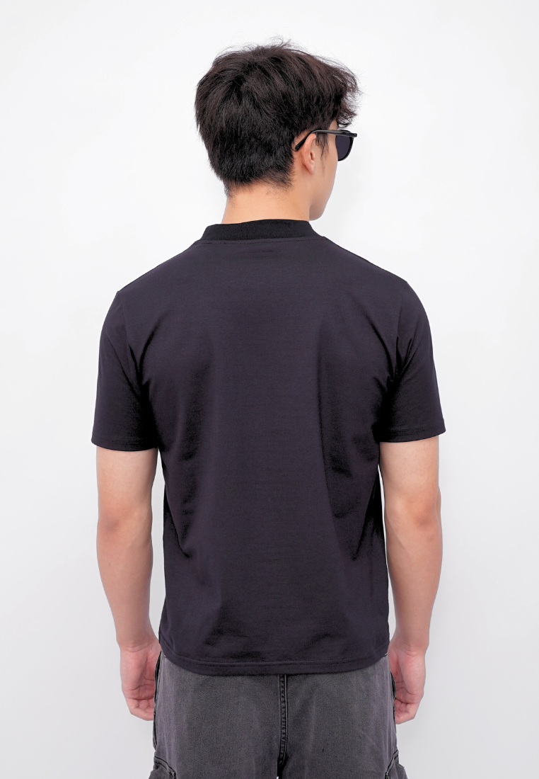 Ryusei Fitted Tee Medium Neck Neo Flex - Kaos Pria Medium Neck Slim Fit Premium