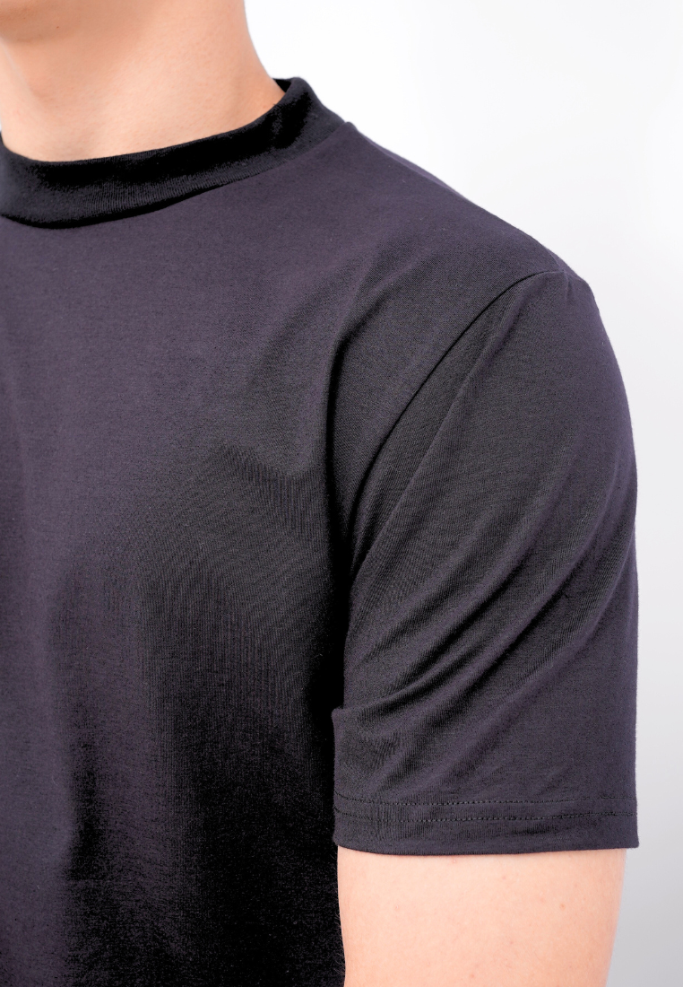 Ryusei Fitted Tee Medium Neck Neo Flex - Kaos Pria Medium Neck Slim Fit Premium